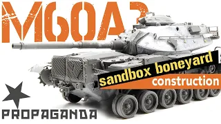 Sandbox Boneyard, M60A3. Ep.1 Construction, DeConstruction, Pre-Painting.