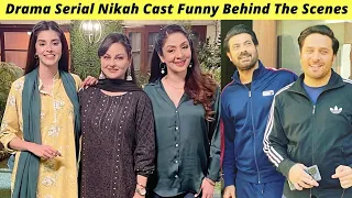 Nikah Cast Funny Behind The Scenes | Nikah Episode 97 Teaser Har Pal Geo | Zaib Com