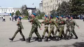 город Буденновск Смотр строя и песни юнармейских отрядов 14 мая 2016 года