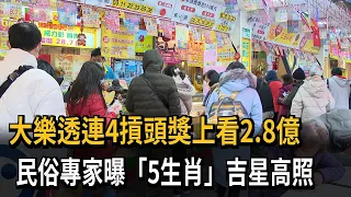 大樂透連4摃！ 頭獎上看2.8億 投注業者忙翻－民視新聞