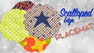 Scalloped Edge Placemat | The Sewing Room Channel