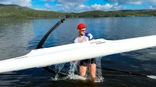 This happened on the last day of Queensland Rowing Champs….