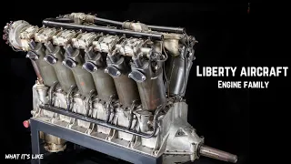Liberty aircraft engine family L4, L6, L8, L12