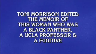 Jeopardy! Black History, Celebrities, and Culture Misses February 2022