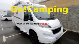 Französisches Bett im Weinsberg Edition Pepper 2021 // Teilintegriertes Wohnmobil Roomtour