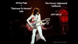 Led Zeppelin 1977 06 21 Stairway To Heaven solo