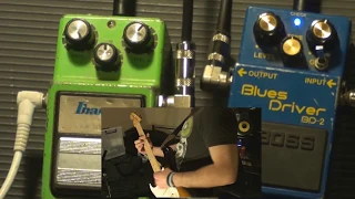 Ibanez Tubescreamer TS9 vs Boss Blues Driver BD-2