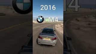 BMW M4 full evolution in Forza horizon 5