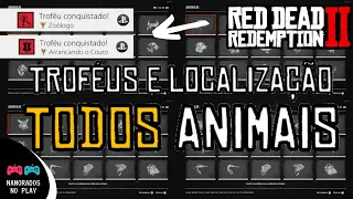 Location ALL animals + Zoologist Trophies and Skin Deep 🏆 Red Dead Redemption 2