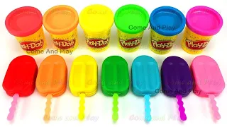 🍧Apprendre les couleurs avec des glaces colorées Play Doh pâte à modeler - Vidéo éducative