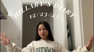 hillary’s diary (12/23/23) | cringe warning ⚠️
