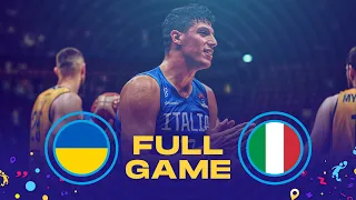 Ukraine v Italy | Full Basketball Game | FIBA EuroBasket 2022