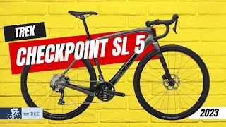 TREK Checkpoint SL 5 (2023) Carbon Gravel Bike: Ride Far, Go Fast. Unleash Your Adventure