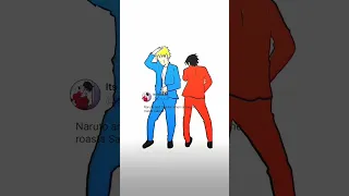 Naruto and Sasuke Funny Dance 😂 #naruto