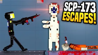 SCP-173 ESCAPES THE FACILITY - People Playground Gameplay
