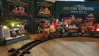 Holiday Express Animated Train Full Set 10 Cars (Limited Edition 380 1997 + 6 Cars)