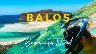 Balos Beach Crete (Greece) | Gramvousa Pirate Island - Watch BEFORE You Go!