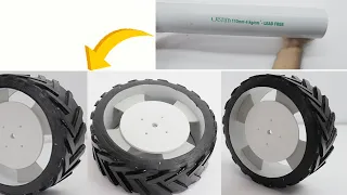 HOW TO MAKE TRACTOR TYRE USING PVC PIPE