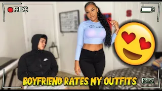 BOYFRIEND RATES MY FASHION NOVA OUTFITS!