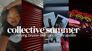 collective summer vlog | moving, bryson tiller concert, life update