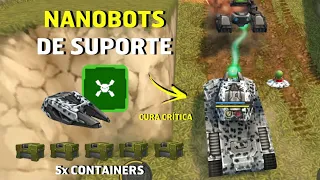 ISIDA com CURA CRÍTICA | NANOBOTS DE SUPORTE + Abrindo Containers - Tanki Online