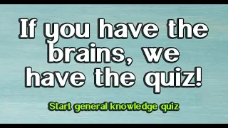 General Knowledge For Trivia People