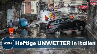 UNWETTER-KATASTROPHE in ITALIEN: Ganze Landstriche unter Wasser