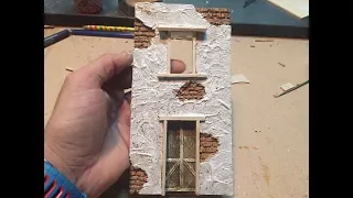 tutorial come costruire una casa  presepe