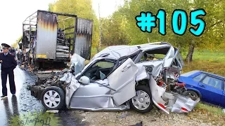 CAR CRASHES IN AMERICA. BAD DRIVERS USA AND CANADA | Crazy Drivers Car Crashes #105