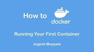 Running Your First Docker Container (Exercise)