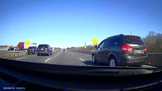 Driving on I896 toward I95 in Newark, DE