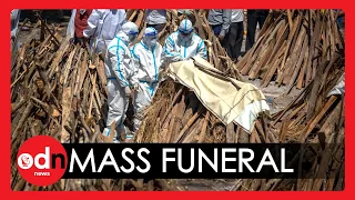 Indian Crematoriums Overwhelmed as Hospitals Make DESPERATE Plea for Oxygen