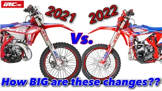 2021 Vs 2022 Beta 300 RR. How BIG are these changes??