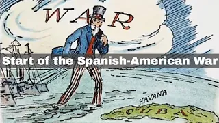 25th April 1898: The United States declares war on Spain in the Spanish–American War