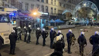 Riots break out in Brussels after France beat Morocco in World Cup semis | AFP