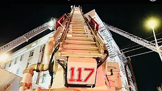 FDNY BOX 7815 ~ FDNY OPERATES FOR 2ND ALARM FIRE ON 5TH FLOOR WITH EXTENSION TO COCKLOFT IN QUUENS.