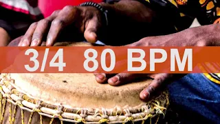 🔴 80 BPM 3/4 Latin Percusión Metronome