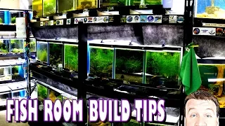 Are you thinking of starting a Fish Room? Must have Tips and Tricks