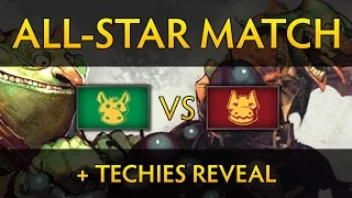 Dota 2 TI4 All-Star Game (+Techies Reveal) - Cast by SUNSfan & Lysander