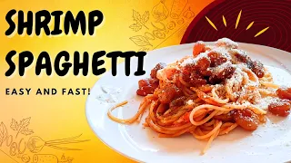 Delicious Shrimp Spaghetti in 20 Minutes - EASY AND FAST RECIPE!