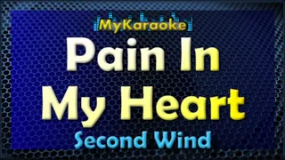 PAIN IN MY HEART - KARAOKE in the style of SECOND WIND