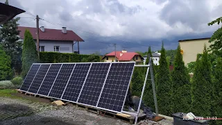 Instalacja OFF GRID do grzania wody użytkowej CWU.. Grzanie wody panelami fotowoltaicznymi