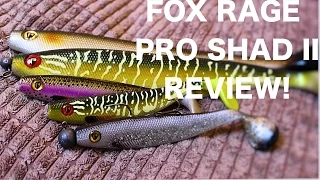 Fox Rage Pro Shad 2 review! The lure challenge EP.7