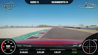 Alfa Romeo Giulia Quadrifoglio Cremona Circuit Garmin test