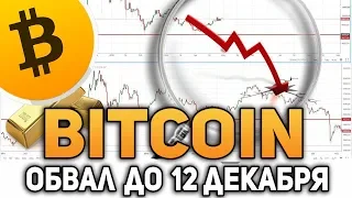 Биткоин Идет Обновлять Дно! Думай Как Кит! Обвал Криптовалют до 12 Декабря Ноябрь 2018 Прогноз