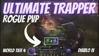 DIABLO 4 - Rogue PvP The UNSTOPPABLE trapper