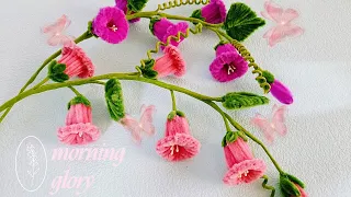 Morning Glory DIY- How to make Morning Glory with pipe cleaners- KESA DIY