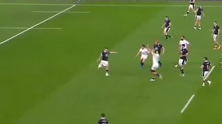 Stuart Hogg's FLAWLESS CLEARANCE kick for touch | France vs Scotland 2021