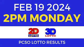 Lotto Result February 19 2024 2pm Swertres Ez2 PCSO