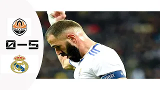 Shakhtar Donetsk vs Real Madrid 0−5   Extеndеd Hіghlіghts & All Gоals 2021   Benzema GOAL